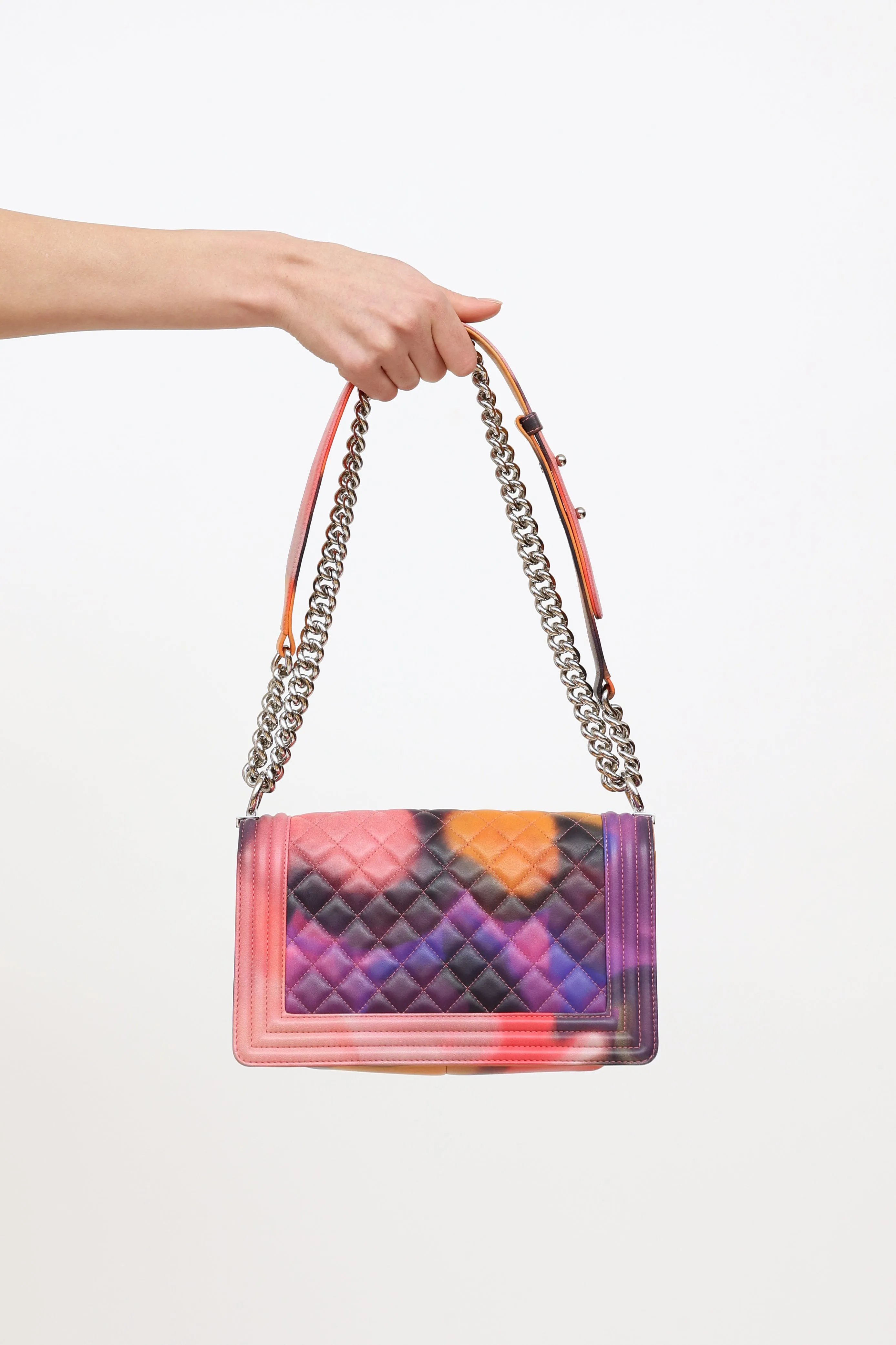 2014 Multi Graffiti Flower Power Medium Boy Bag