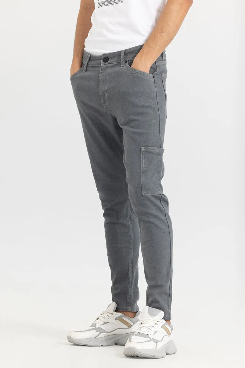Avik Pebble Grey Skinny Jeans