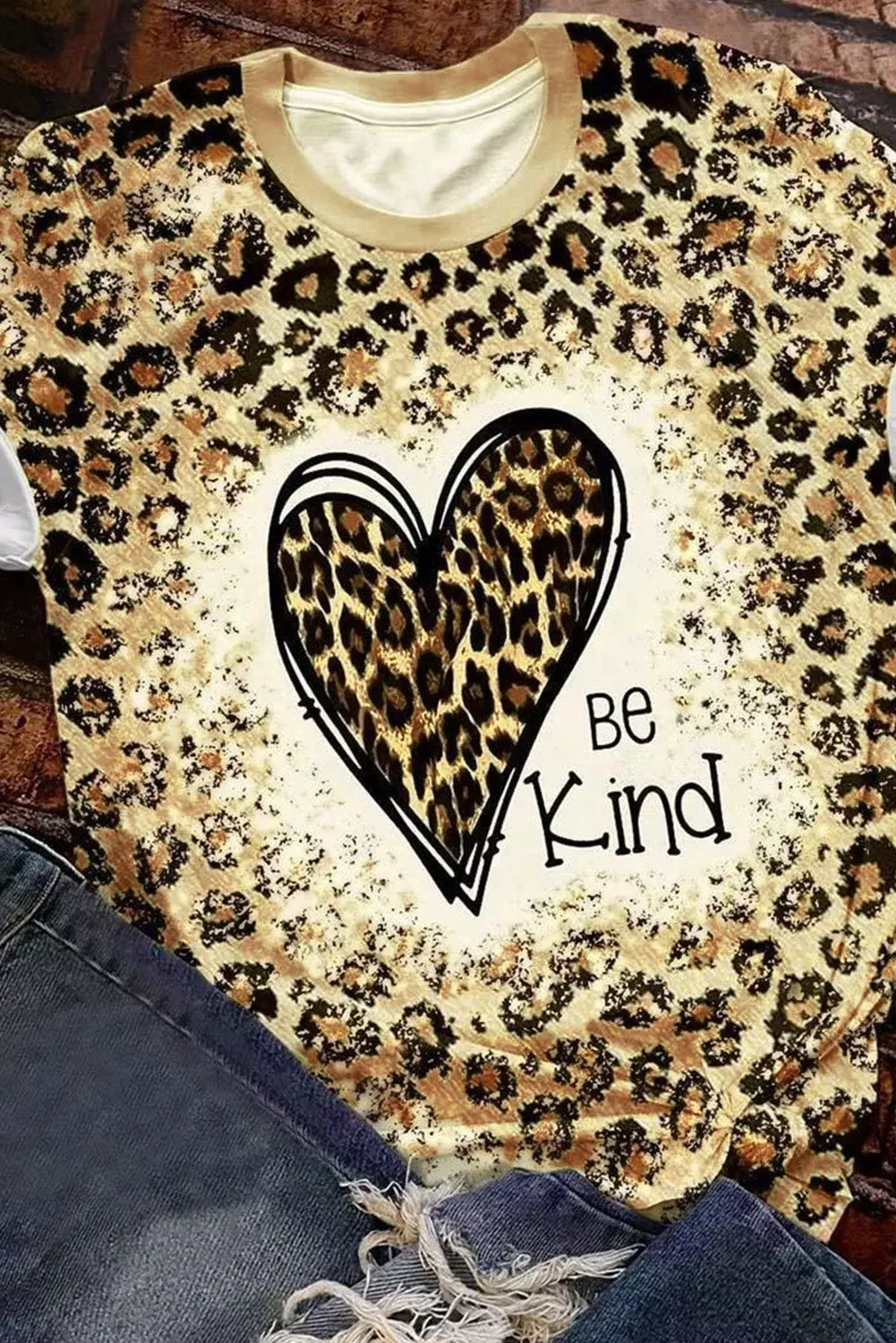 Be Kind Heart Graphic Print T Shirt Heart Valentine Graphic Tee