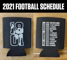 Black Schedule Koozie (2021)