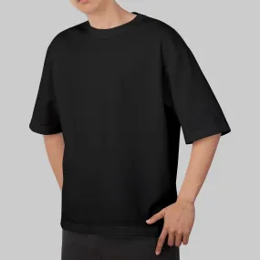 Black Solid | Oversized T-Shirt