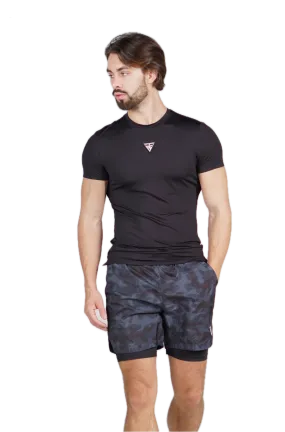 Body Graffiti Men's Slim Fit Short-Sleeve Shirt