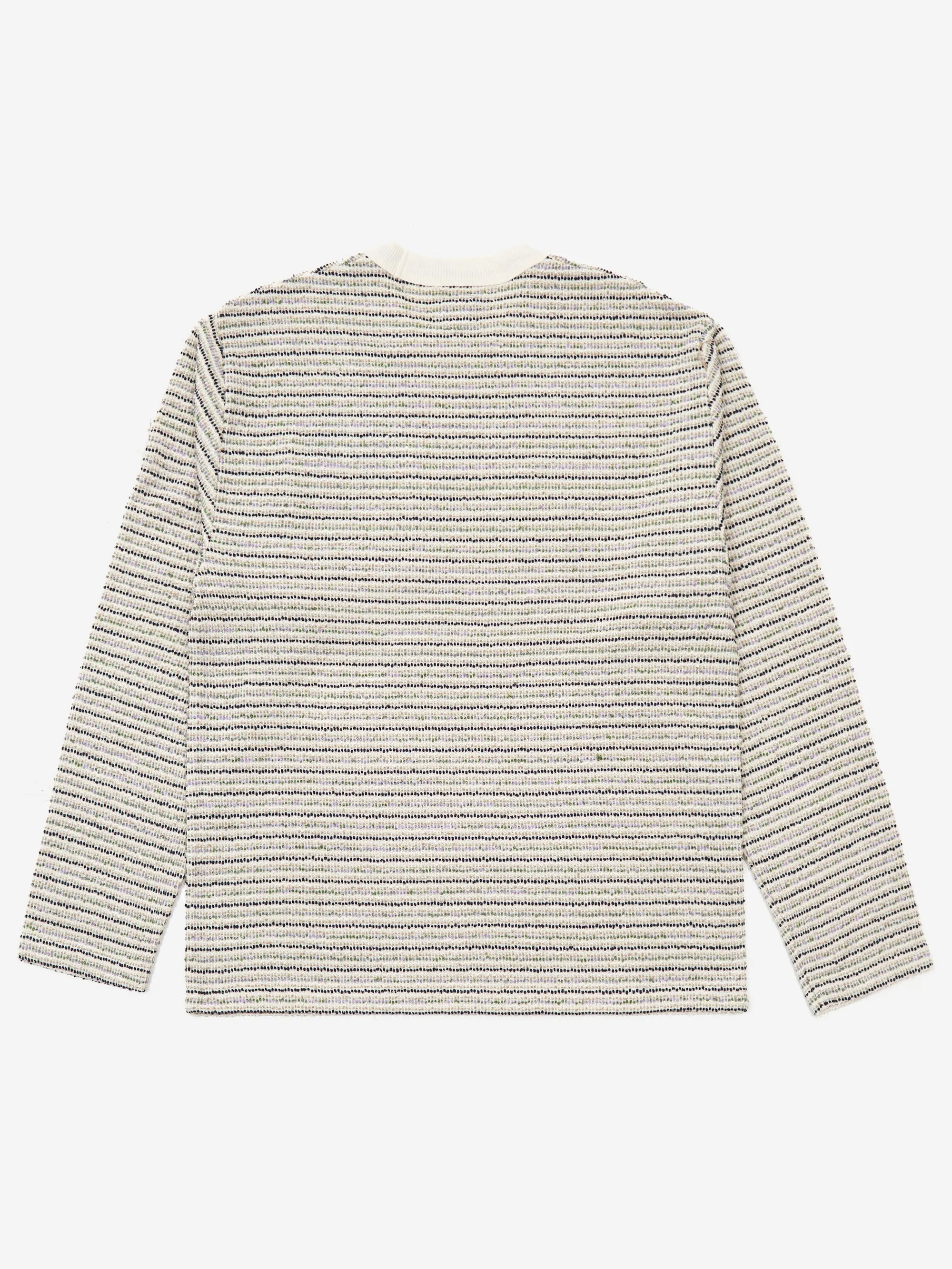 Taupe Brain Dead Long Sleeve Mock Neck Gauze Shirt
