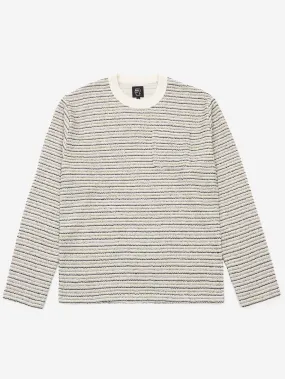 Taupe Brain Dead Long Sleeve Mock Neck Gauze Shirt