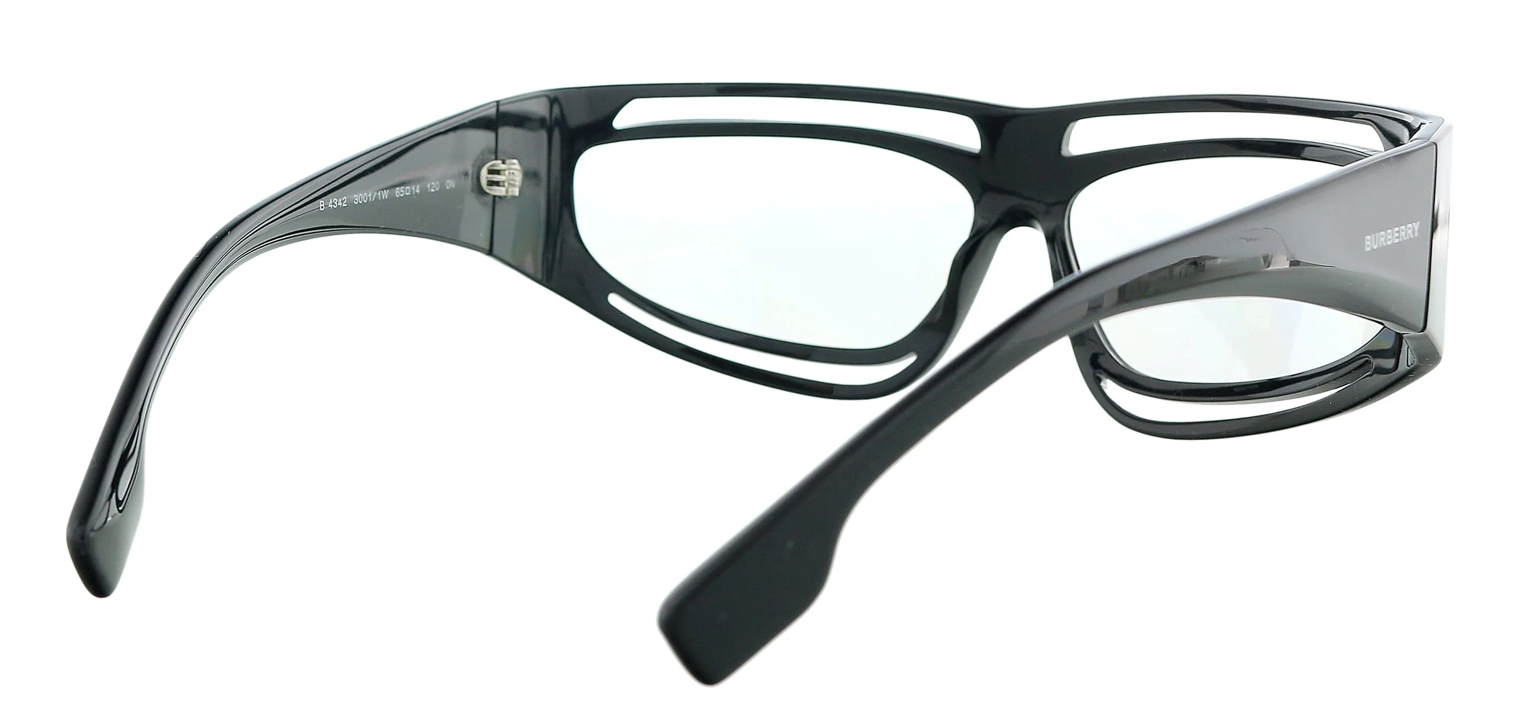 Burberry 0BE4342 30011W Eliot Black Irregular Cat Eye Sunglasses