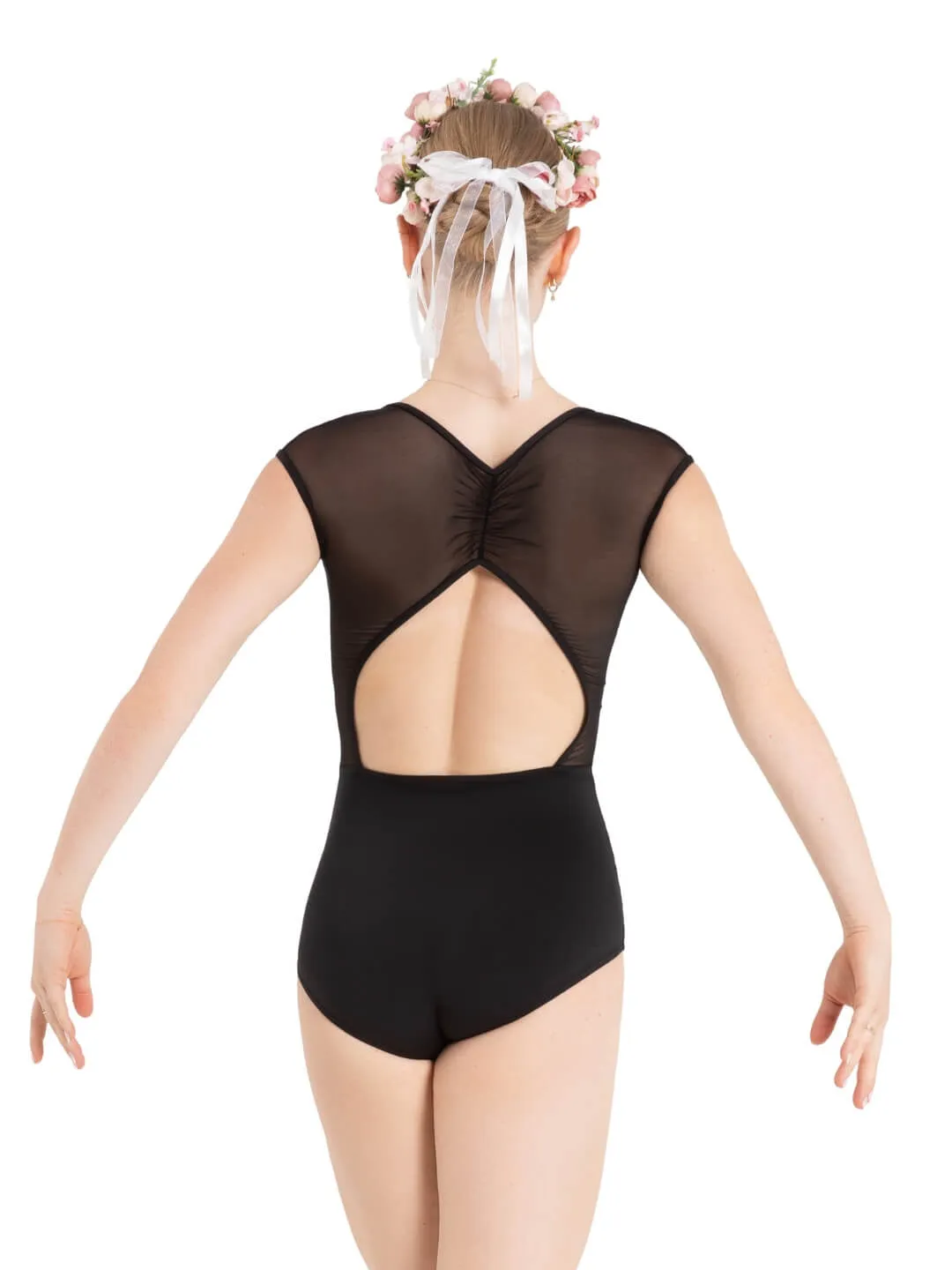 Capezio 12089W Wildflower Daisy Cap Sleeve Leotard