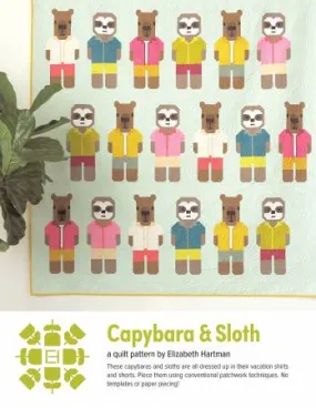 Capybara & Sloth Quilt Pattern