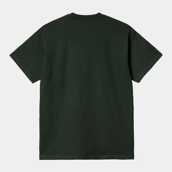 Carhartt WIP Letterman T-Shrit  -Dark Cedar / Ochre