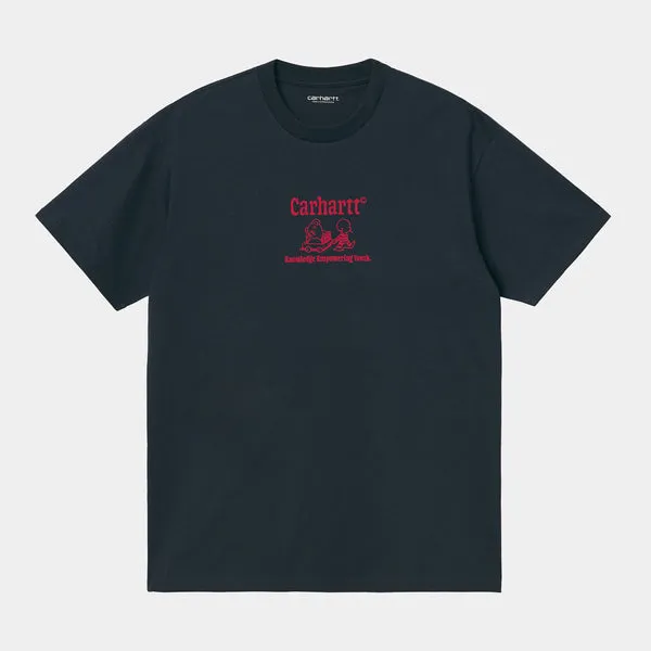 Carhartt WIP Schools Out T-Shirt - Dark Navy / Cornel
