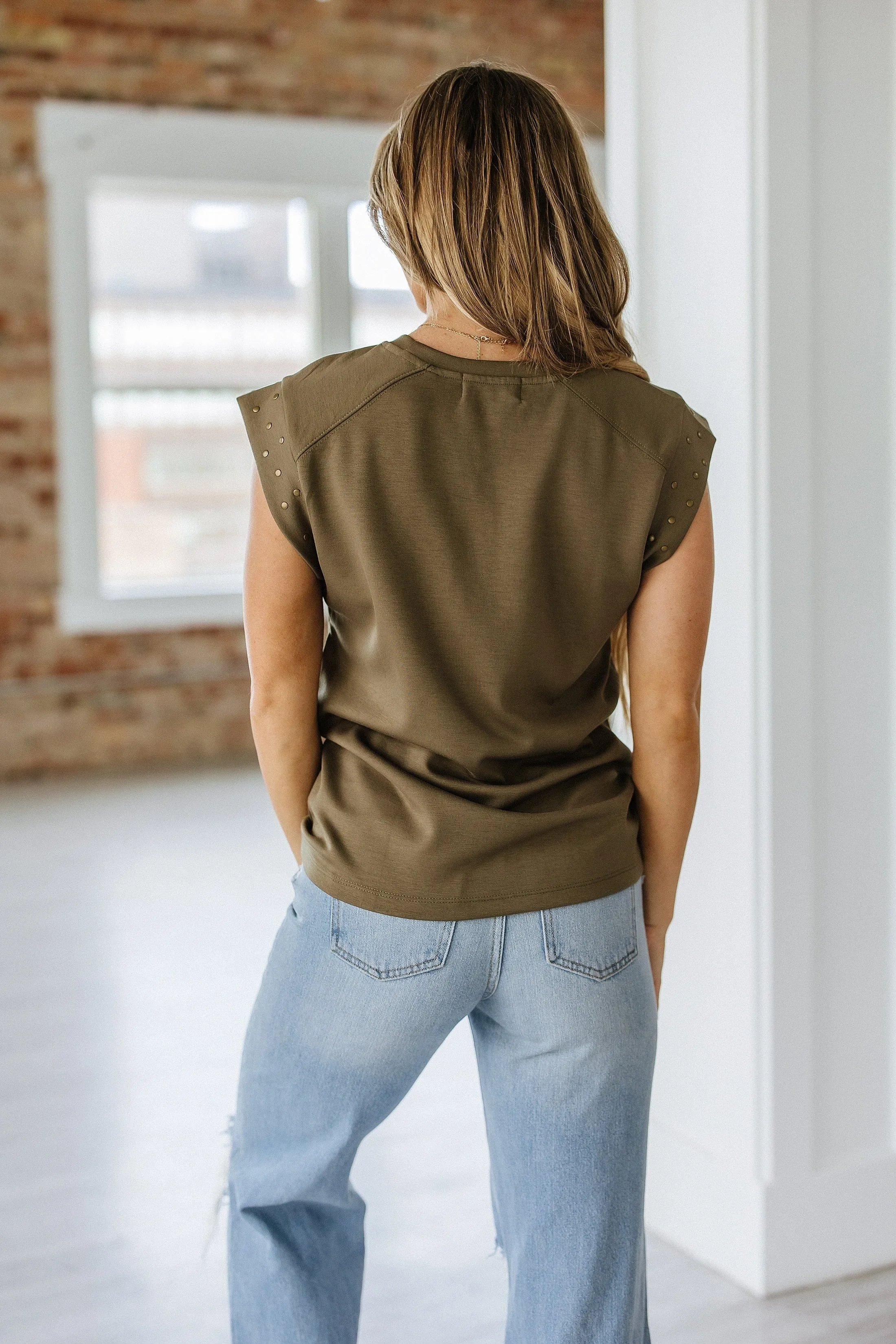 Catrin Casual Studded Top | S-XL | PRE ORDER