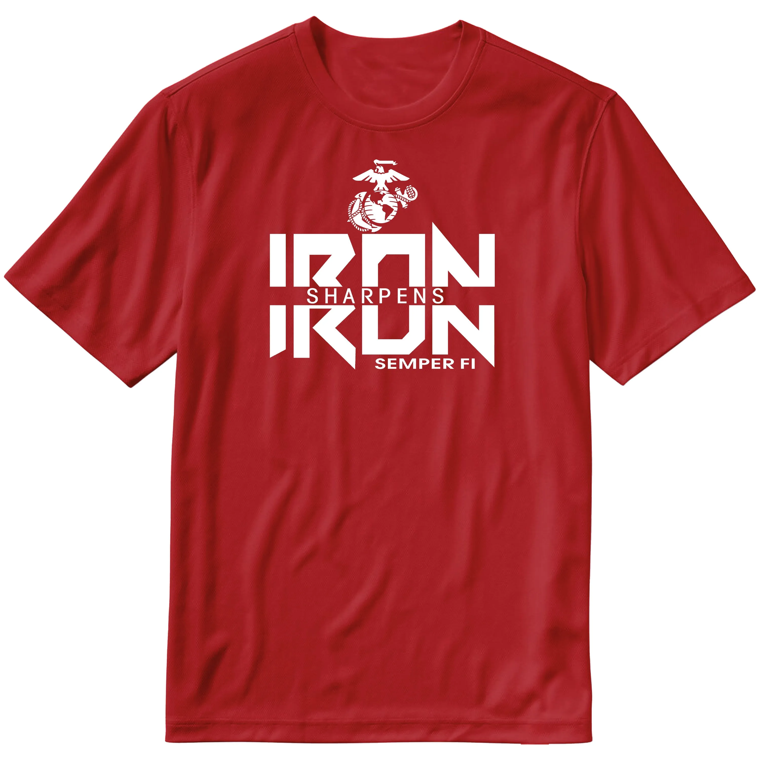 Combat Charged Iron Sharpens Iron Performance Tee