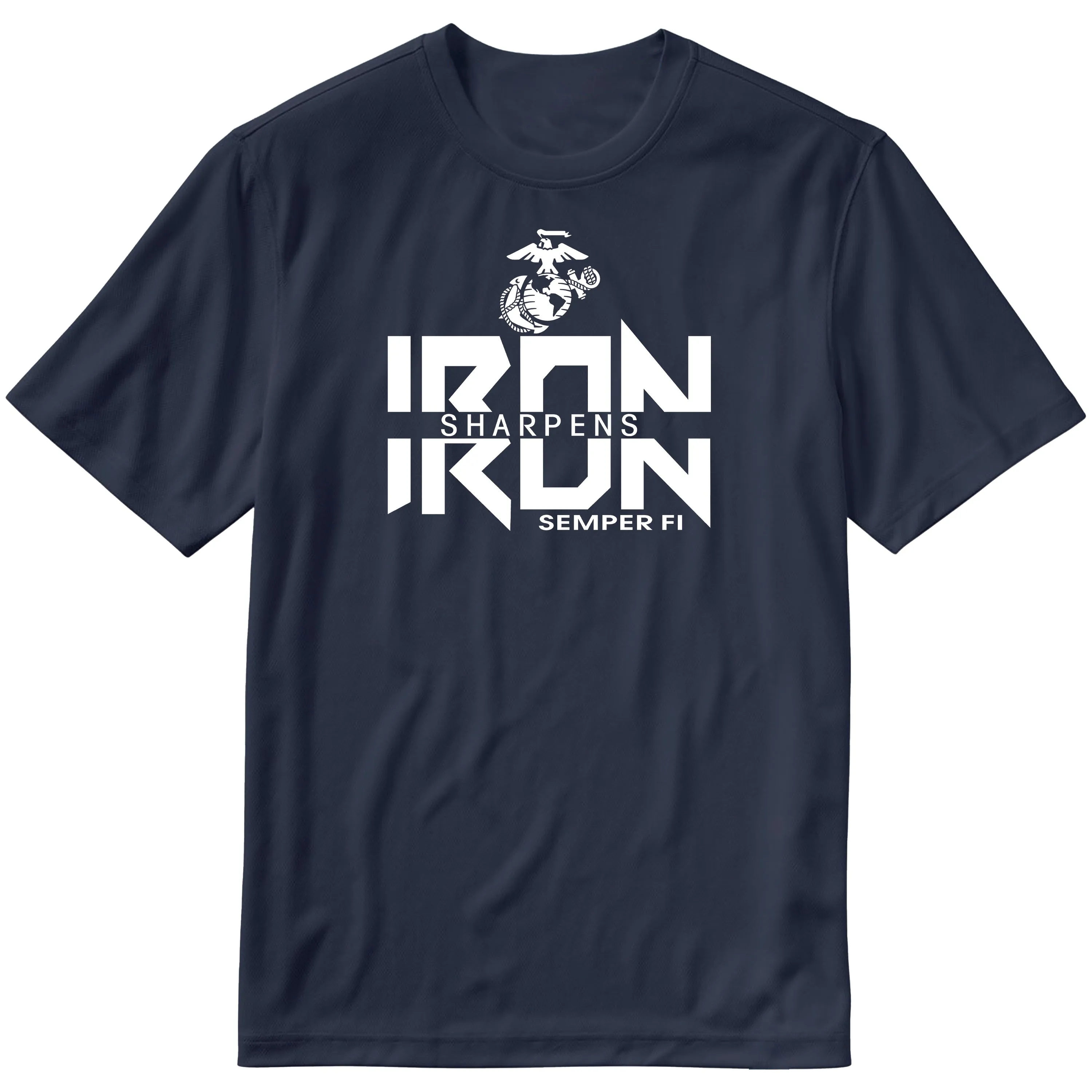 Combat Charged Iron Sharpens Iron Performance Tee