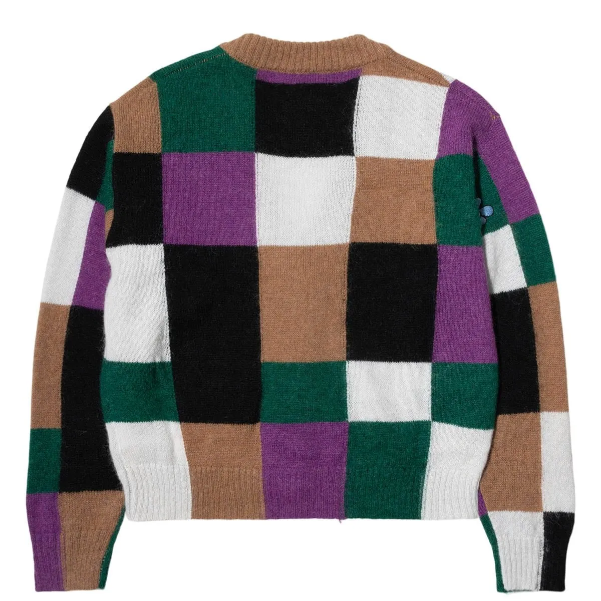 COMMUNAL FIELDS KNITTED MOHAIR CARDIGAN