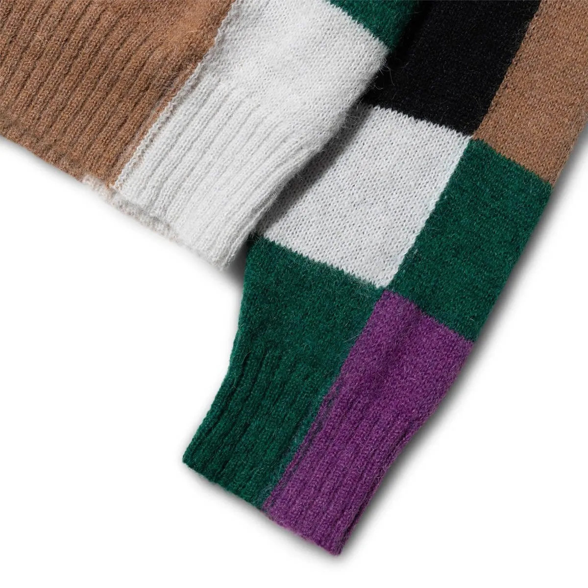 COMMUNAL FIELDS KNITTED MOHAIR CARDIGAN