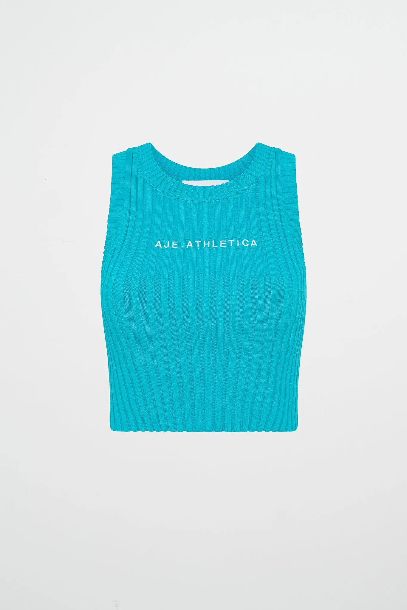 Cropped Knitted Logo Tank 135