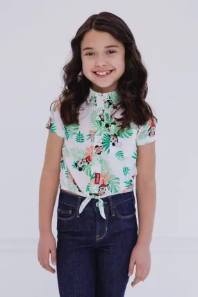 Disney Mickey Mouse Matching Family Hawaiian Button Down Dress Shirt