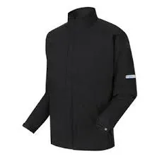 FootJoy HydroLite Mens Lightweight Waterproof Rain Jacket - Black, Style 23770