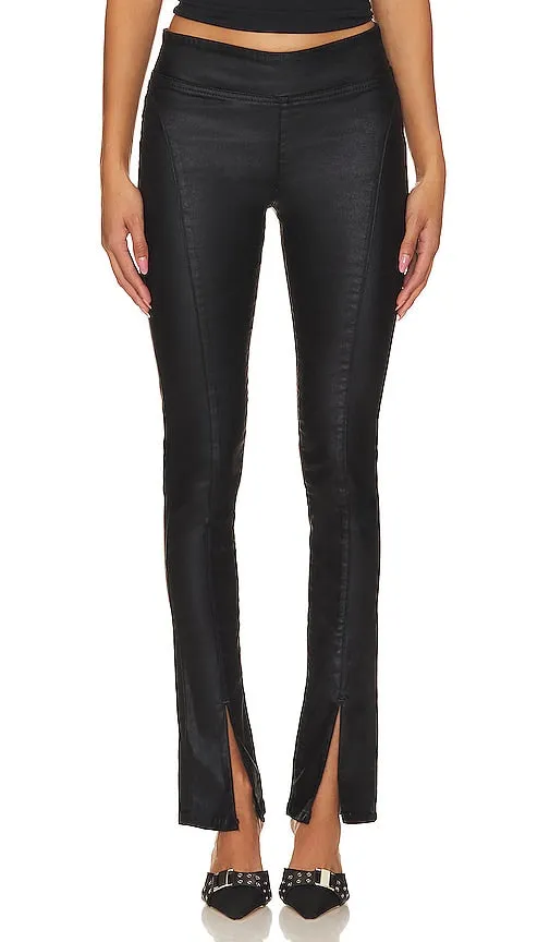 Free People x We The Free Double Dutch Coated Pull On in Black
