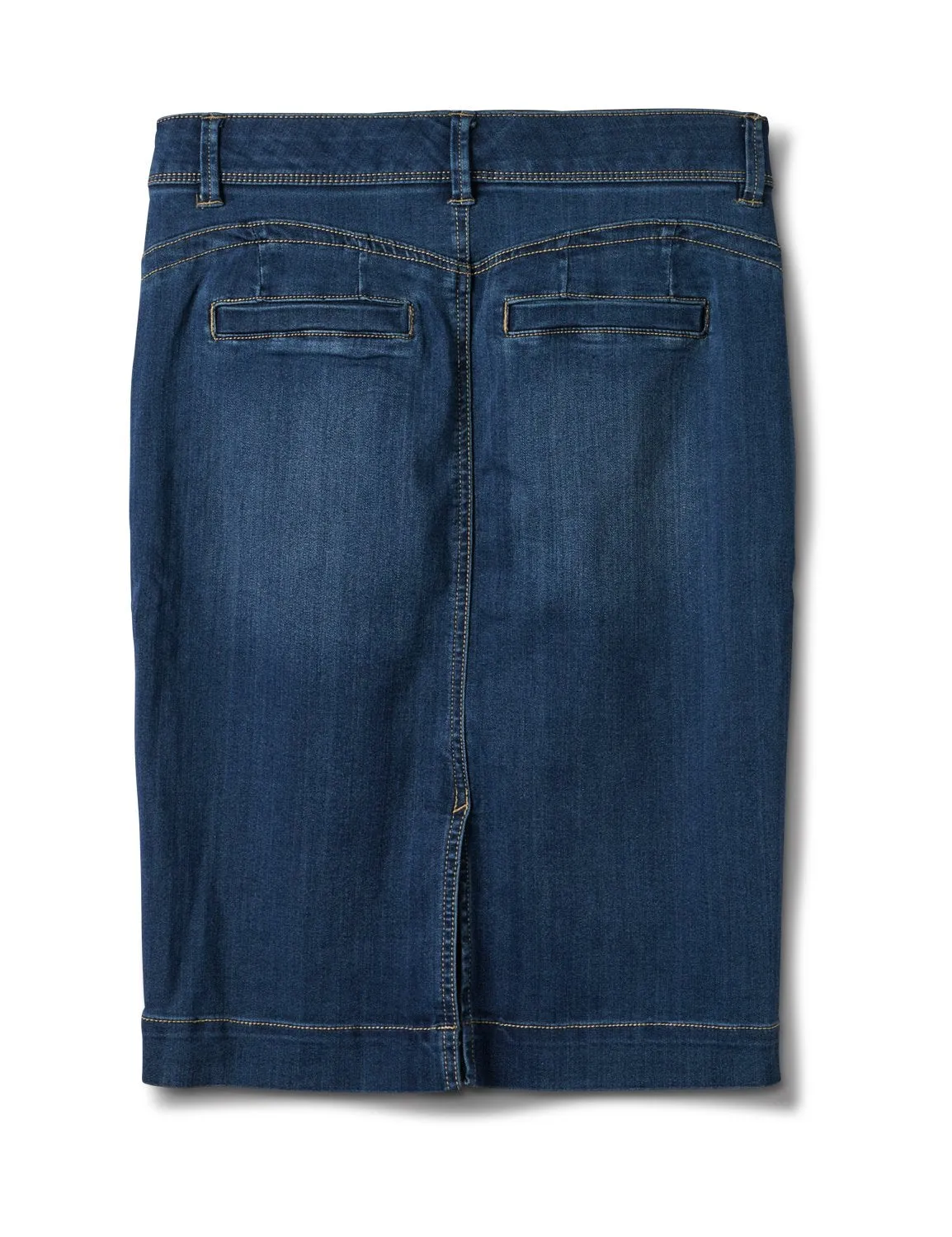 Goddess Skirt, Zip Fly , Front Pockets And Back Slash Pockets