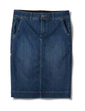 Goddess Skirt, Zip Fly , Front Pockets And Back Slash Pockets