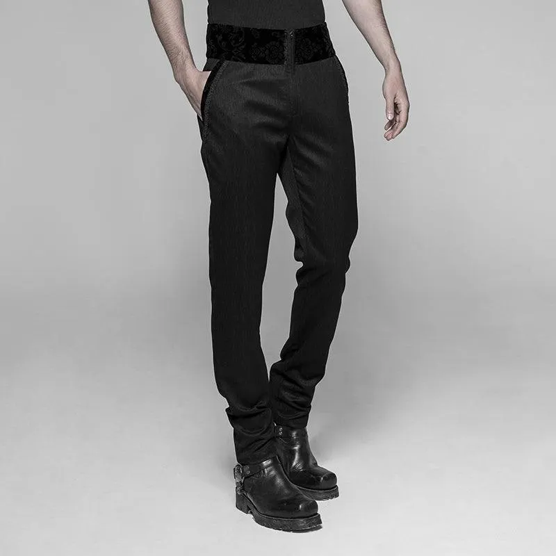 Gothic Dark Stripes Trousers WK-333XCM