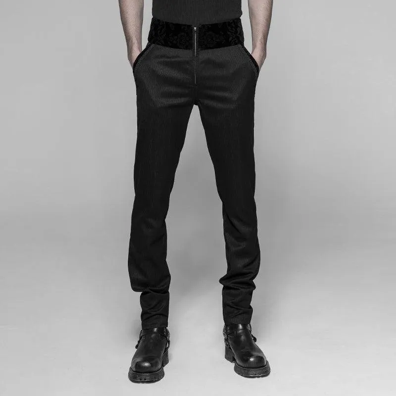 Gothic Dark Stripes Trousers WK-333XCM