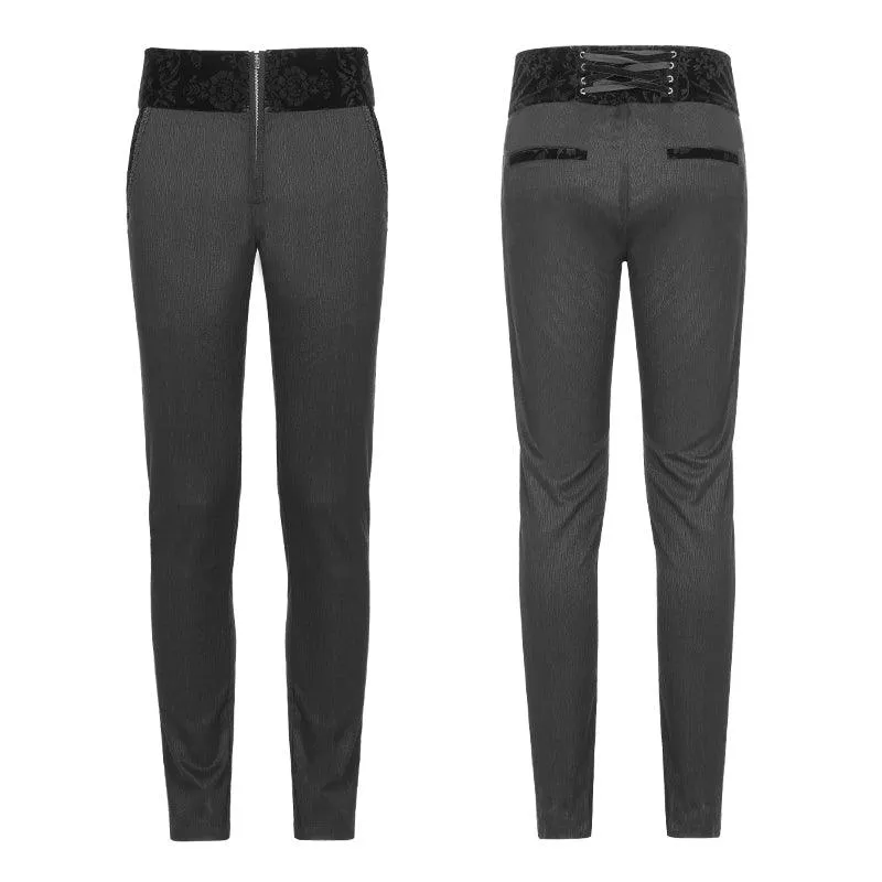 Gothic Dark Stripes Trousers WK-333XCM