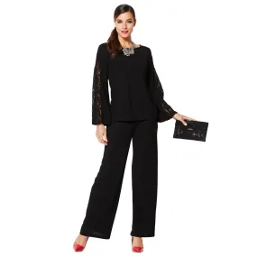 IMAN Holiday Top, Pant & Bag Dressed & Ready Luxury Ensemble