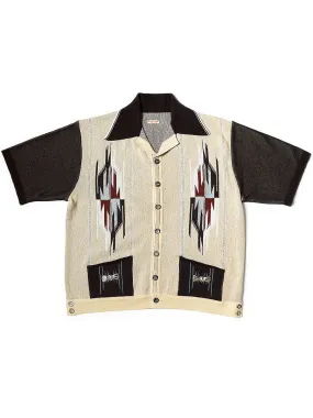 Kapital 12G Cotton Knit CHIMAYO Aloha Polo - Beige