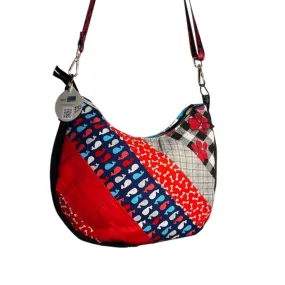 Lidia’s Bags Upcycled Quilted Crossbody Bag Multicolor Patchwork