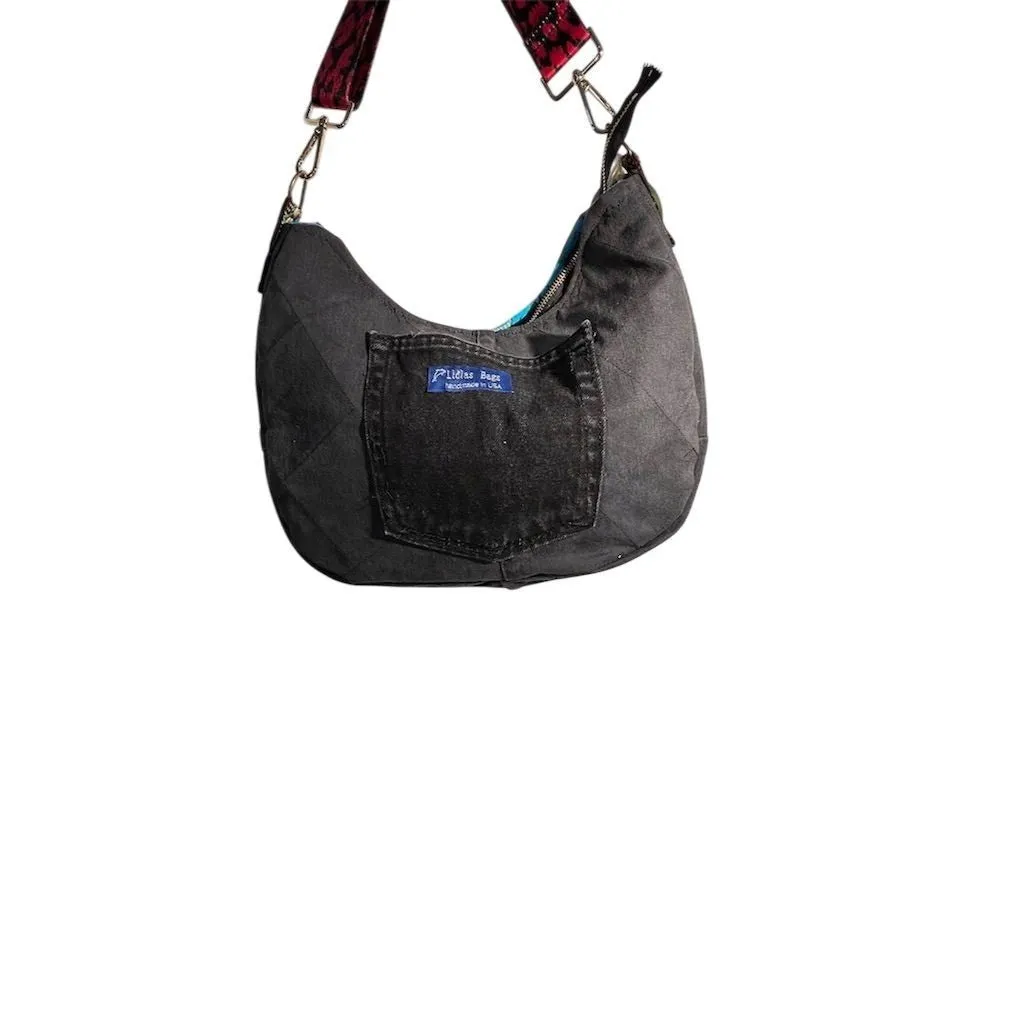 Lidia’s Bags Upcycled Quilted Crossbody Bag Multicolor Patchwork