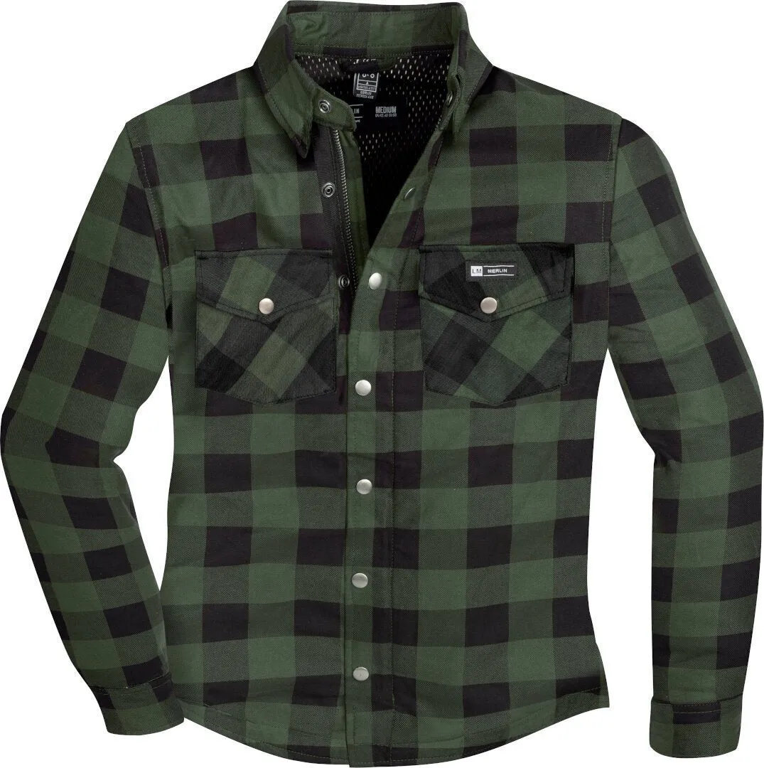 Merlin Ax motorcycle shirt, green