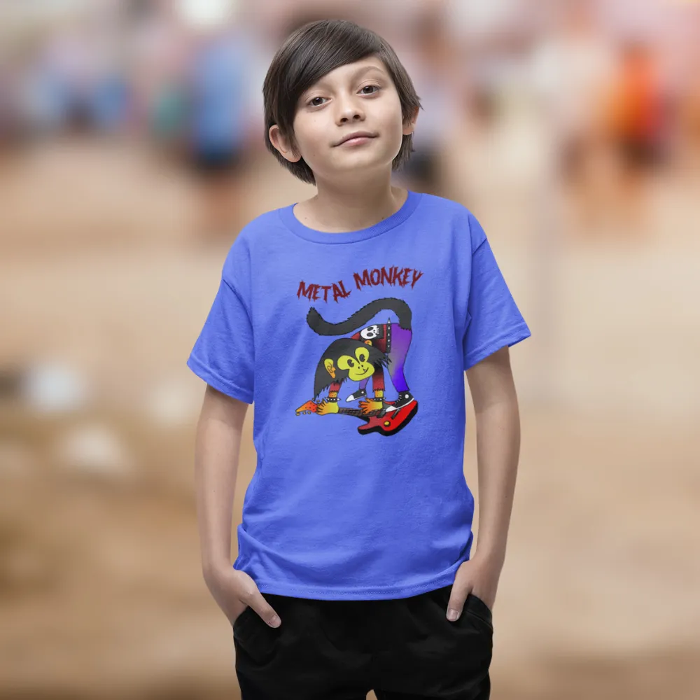Metal Monkey Youth Short Sleeve T-Shirt