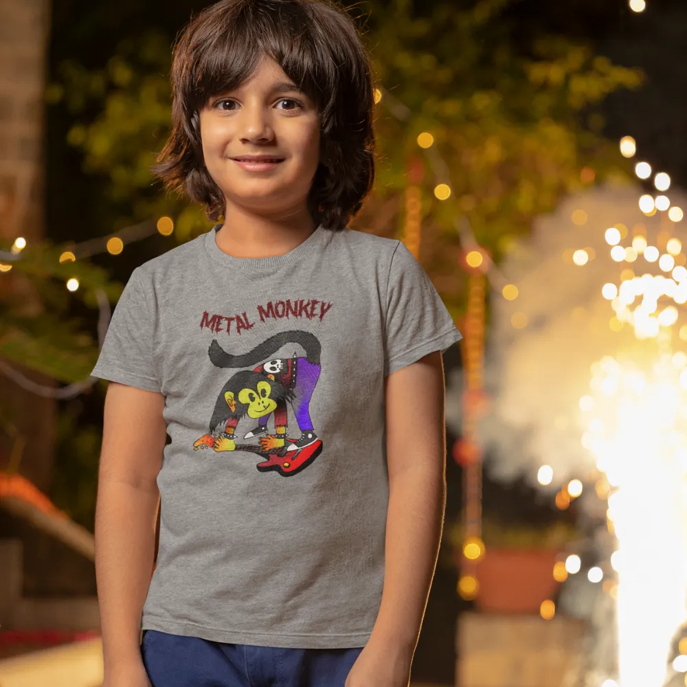 Metal Monkey Youth Short Sleeve T-Shirt