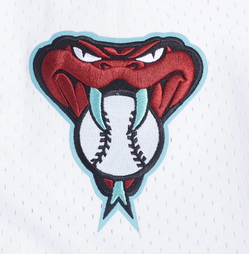 MLB ARIZONA DIAMONDBACKS CLASSIC MESH MEN'S SHORT (WHITE/BLACK/WHITE)