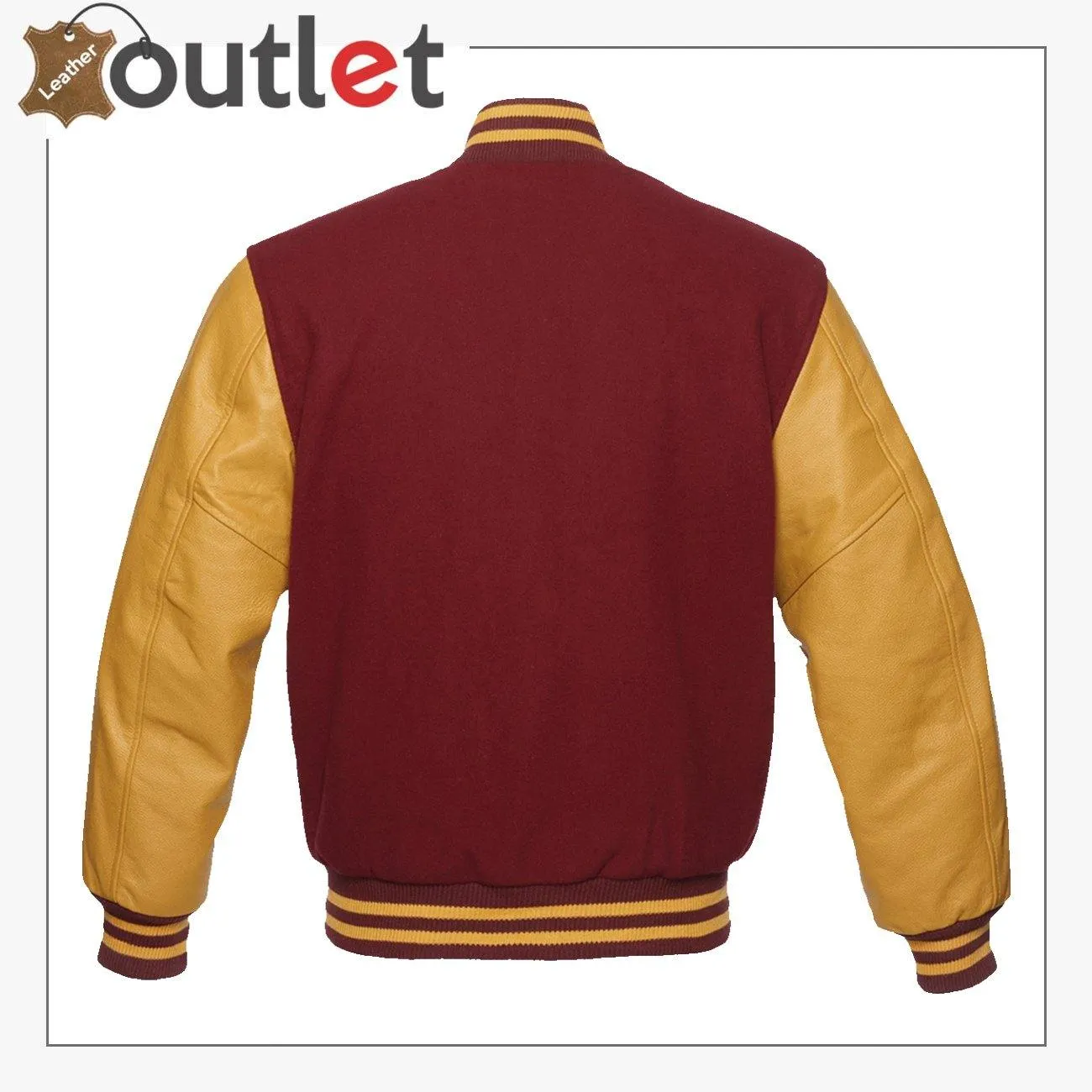 Red Fleece Varsity Jacket