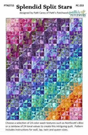 Splendid Split Stars - Patti's Patchwork - Patti Carey