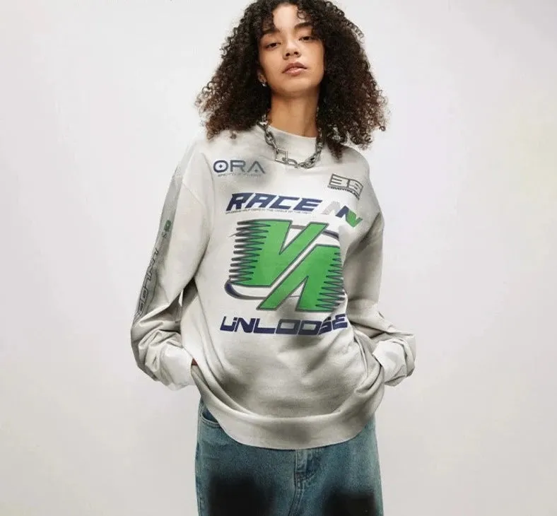 UNLOOSE Dirt Track Racing Graphic Long Sleeve