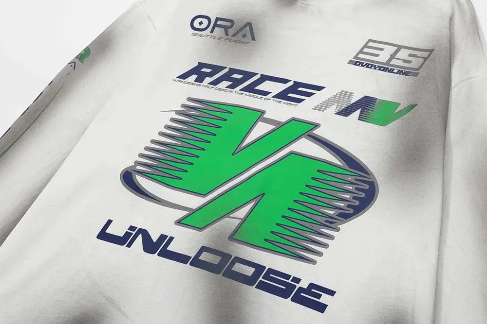 UNLOOSE Dirt Track Racing Graphic Long Sleeve