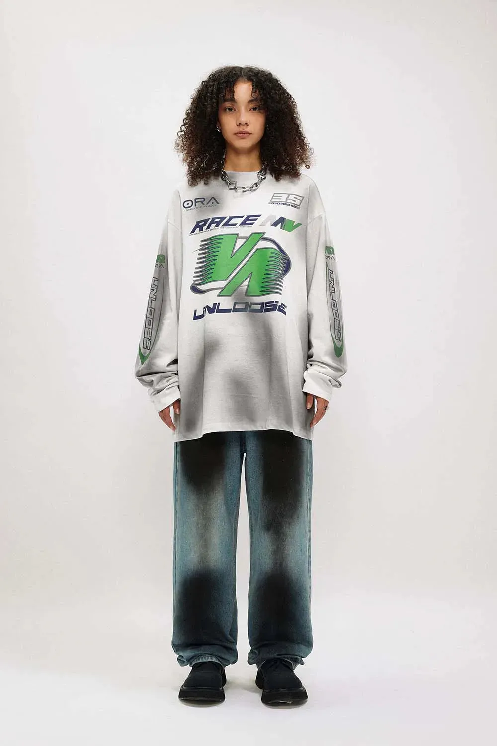 UNLOOSE Dirt Track Racing Graphic Long Sleeve