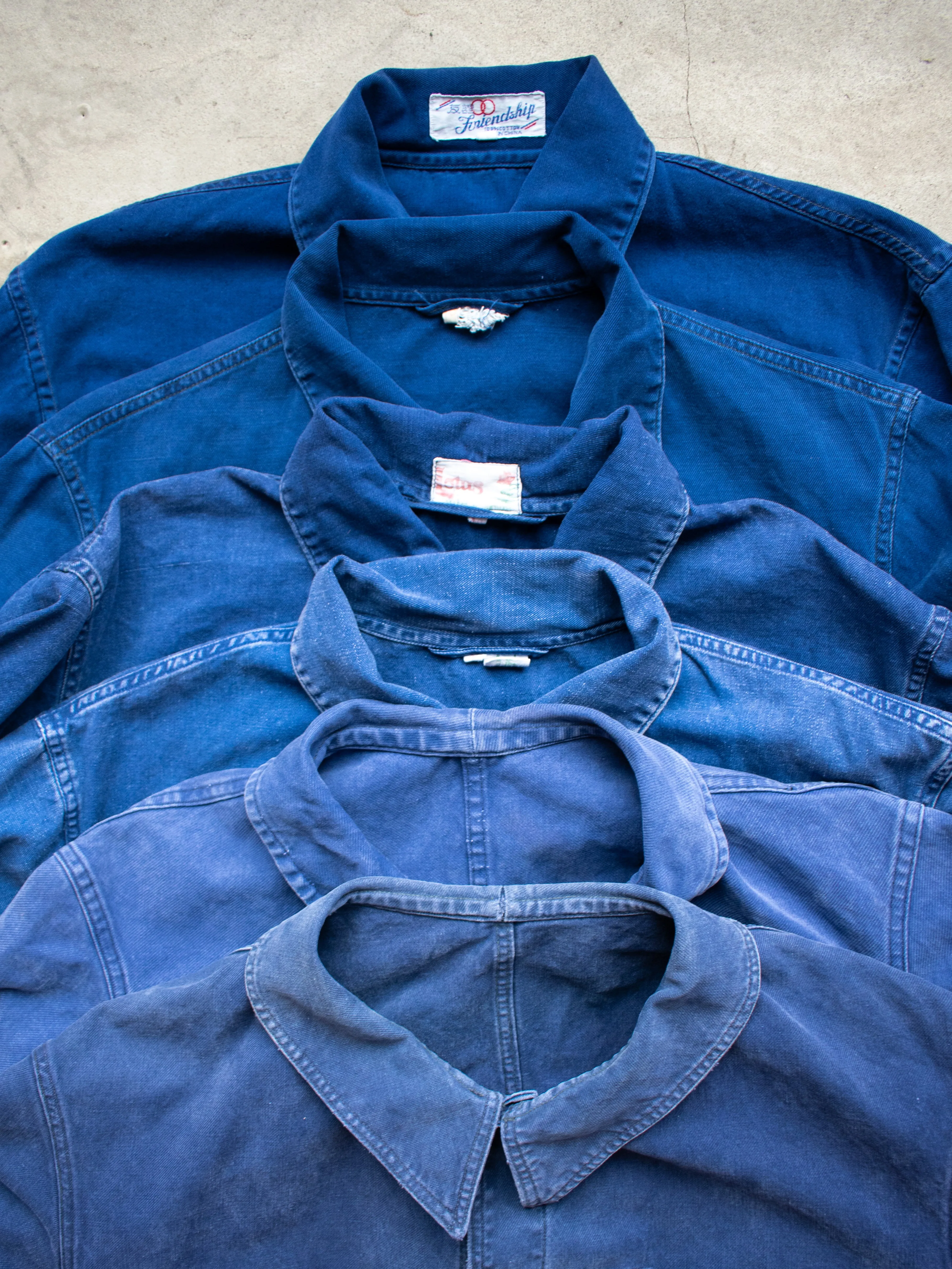 Vintage European Workwear Chore Jacket - Indigo